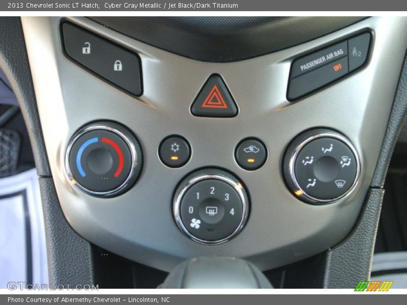 Cyber Gray Metallic / Jet Black/Dark Titanium 2013 Chevrolet Sonic LT Hatch