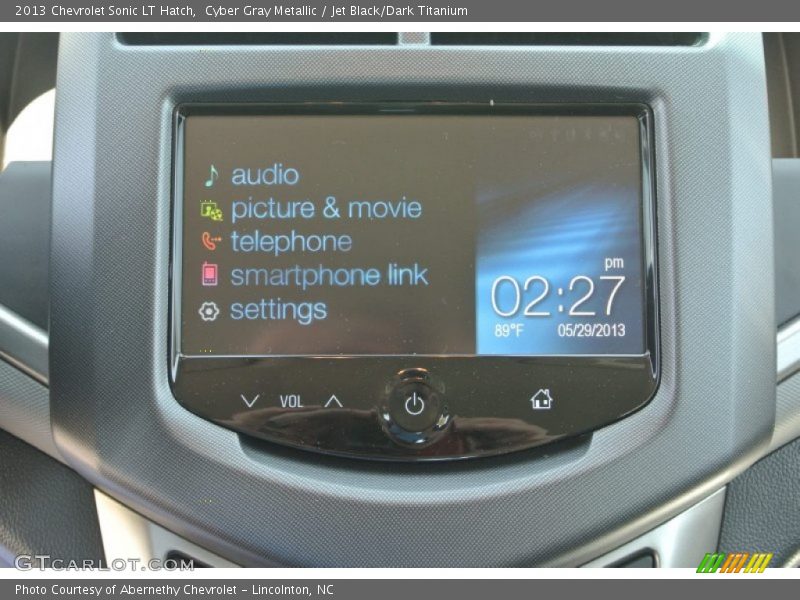 Cyber Gray Metallic / Jet Black/Dark Titanium 2013 Chevrolet Sonic LT Hatch