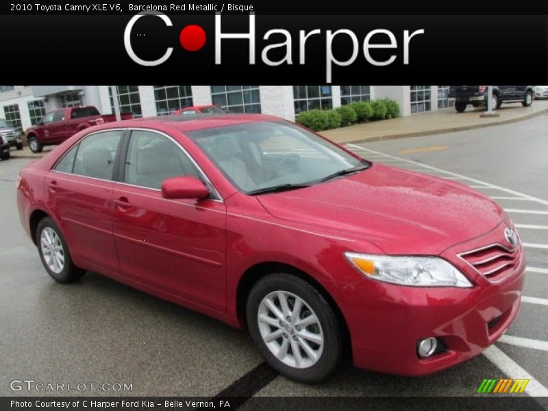 Barcelona Red Metallic / Bisque 2010 Toyota Camry XLE V6
