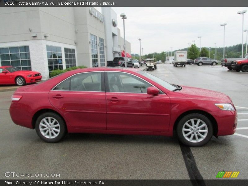 Barcelona Red Metallic / Bisque 2010 Toyota Camry XLE V6