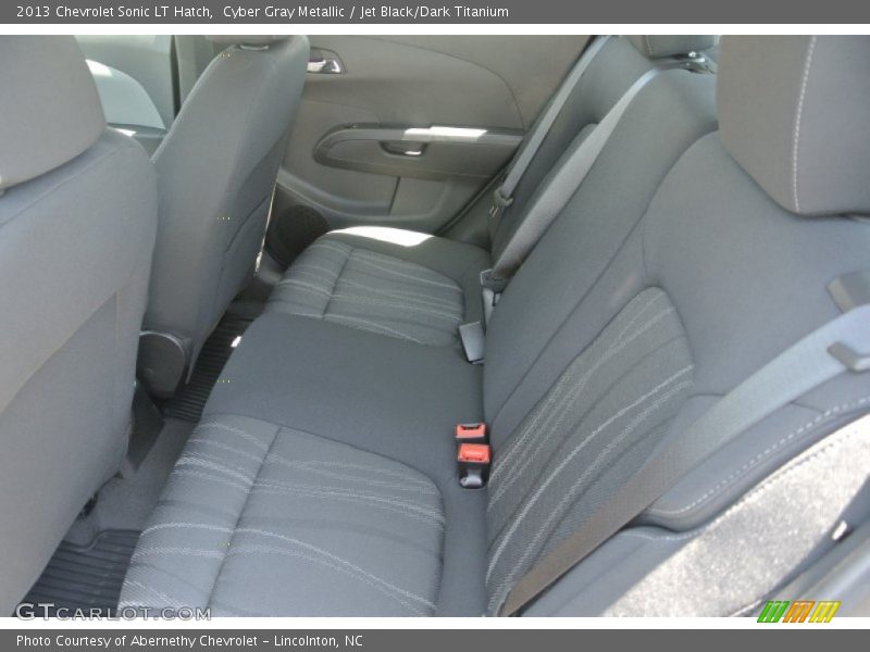 Cyber Gray Metallic / Jet Black/Dark Titanium 2013 Chevrolet Sonic LT Hatch