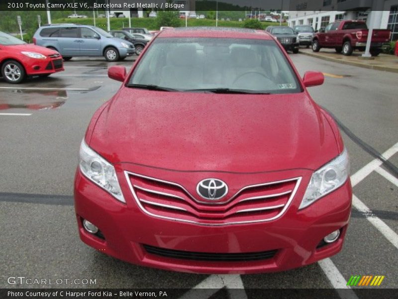 Barcelona Red Metallic / Bisque 2010 Toyota Camry XLE V6