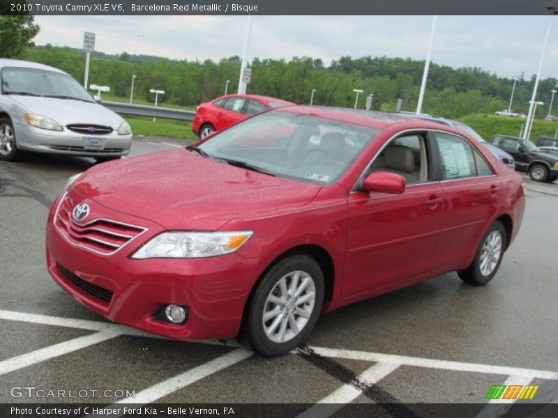 Barcelona Red Metallic / Bisque 2010 Toyota Camry XLE V6