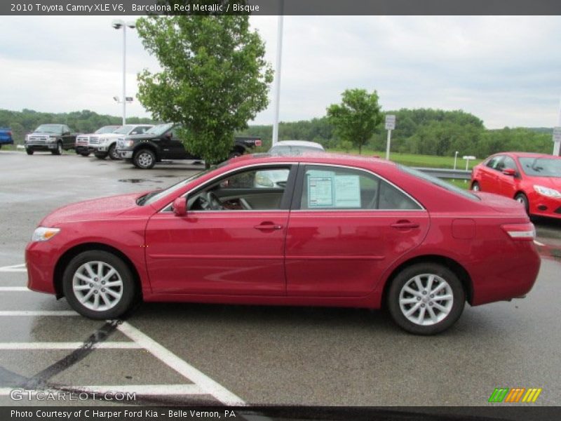 Barcelona Red Metallic / Bisque 2010 Toyota Camry XLE V6