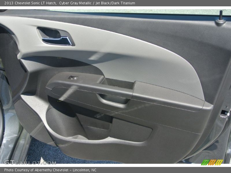 Cyber Gray Metallic / Jet Black/Dark Titanium 2013 Chevrolet Sonic LT Hatch