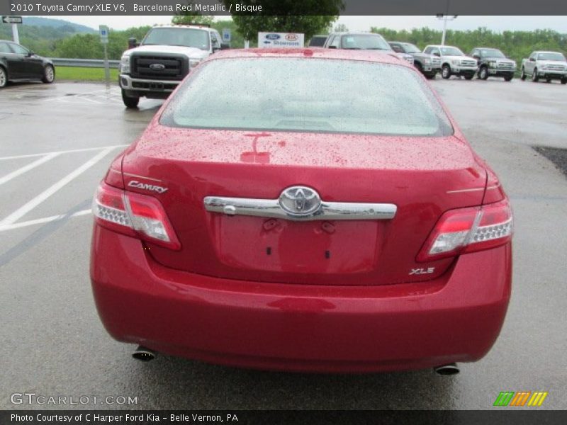 Barcelona Red Metallic / Bisque 2010 Toyota Camry XLE V6