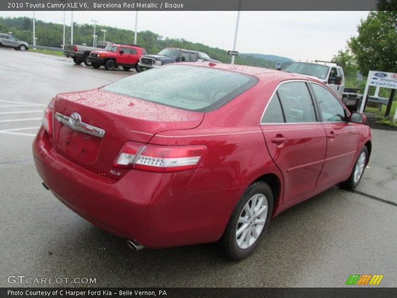 Barcelona Red Metallic / Bisque 2010 Toyota Camry XLE V6