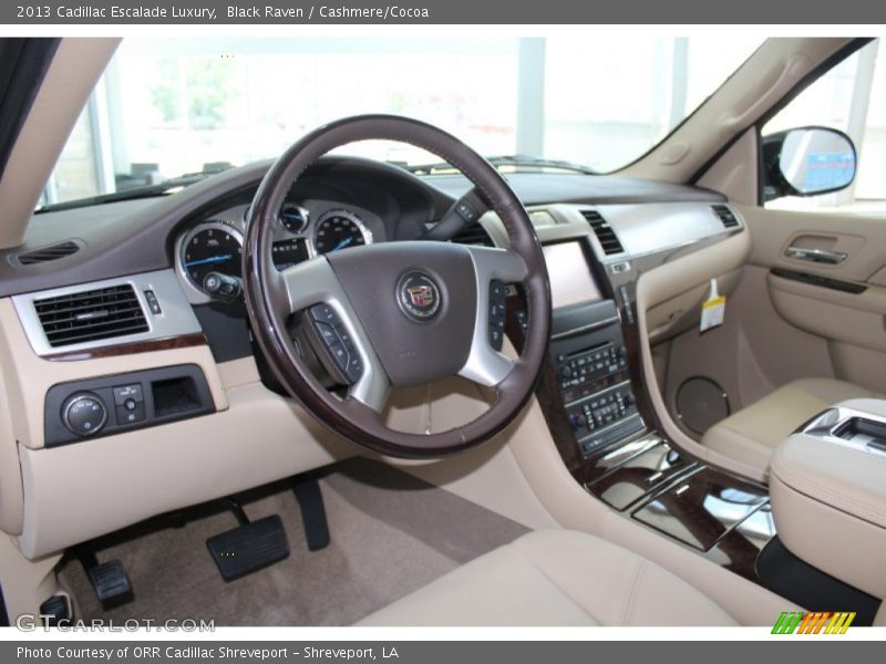 Black Raven / Cashmere/Cocoa 2013 Cadillac Escalade Luxury