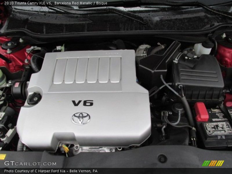 Barcelona Red Metallic / Bisque 2010 Toyota Camry XLE V6