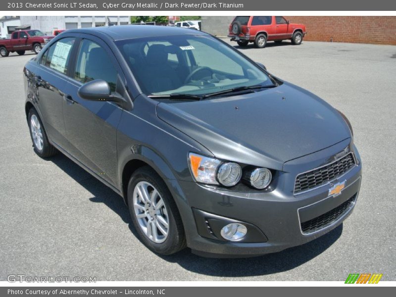 Cyber Gray Metallic / Dark Pewter/Dark Titanium 2013 Chevrolet Sonic LT Sedan