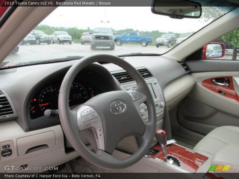 Barcelona Red Metallic / Bisque 2010 Toyota Camry XLE V6