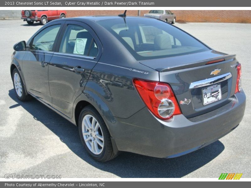 Cyber Gray Metallic / Dark Pewter/Dark Titanium 2013 Chevrolet Sonic LT Sedan