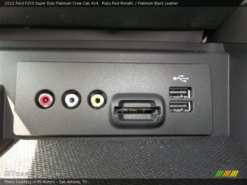 Ruby Red Metallic / Platinum Black Leather 2013 Ford F350 Super Duty Platinum Crew Cab 4x4