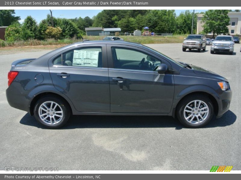 Cyber Gray Metallic / Dark Pewter/Dark Titanium 2013 Chevrolet Sonic LT Sedan