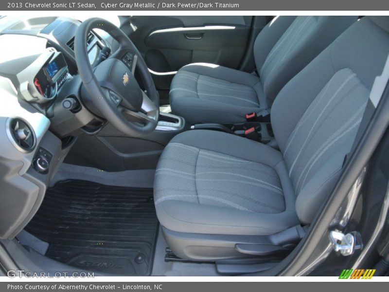 Cyber Gray Metallic / Dark Pewter/Dark Titanium 2013 Chevrolet Sonic LT Sedan