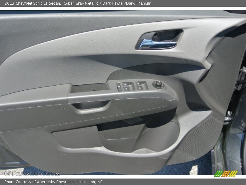 Cyber Gray Metallic / Dark Pewter/Dark Titanium 2013 Chevrolet Sonic LT Sedan