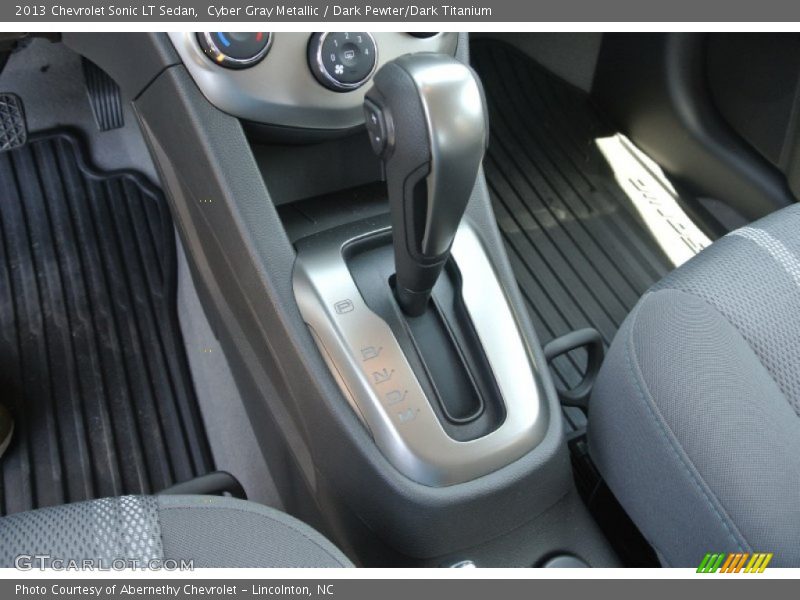 Cyber Gray Metallic / Dark Pewter/Dark Titanium 2013 Chevrolet Sonic LT Sedan