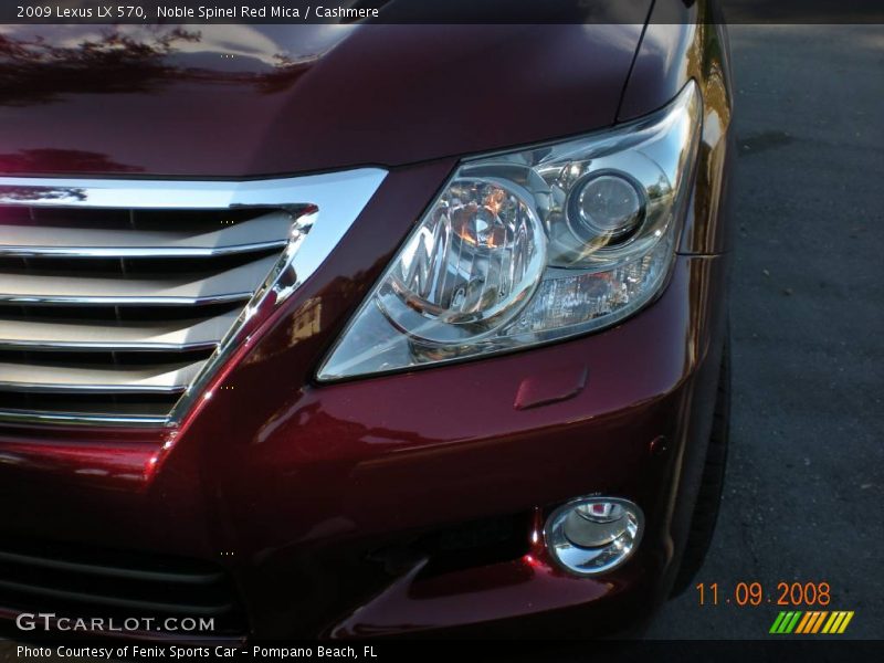 Noble Spinel Red Mica / Cashmere 2009 Lexus LX 570