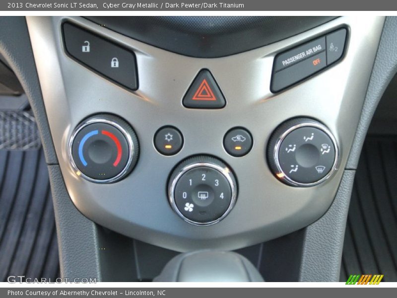 Cyber Gray Metallic / Dark Pewter/Dark Titanium 2013 Chevrolet Sonic LT Sedan