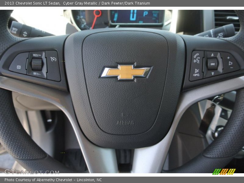 Cyber Gray Metallic / Dark Pewter/Dark Titanium 2013 Chevrolet Sonic LT Sedan