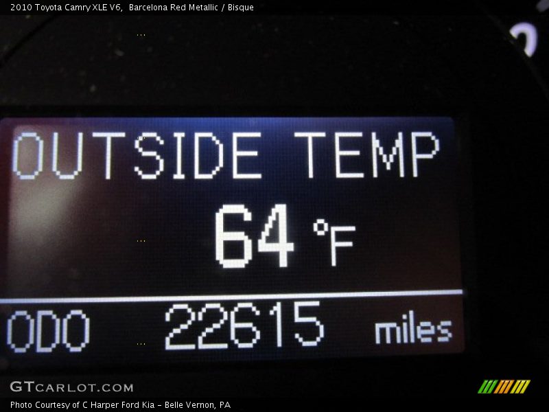 Barcelona Red Metallic / Bisque 2010 Toyota Camry XLE V6