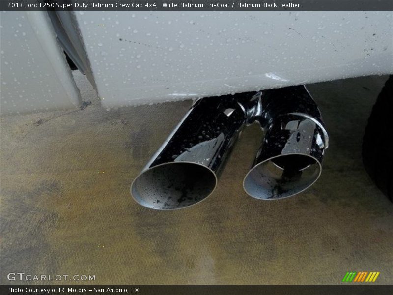 White Platinum Tri-Coat / Platinum Black Leather 2013 Ford F250 Super Duty Platinum Crew Cab 4x4