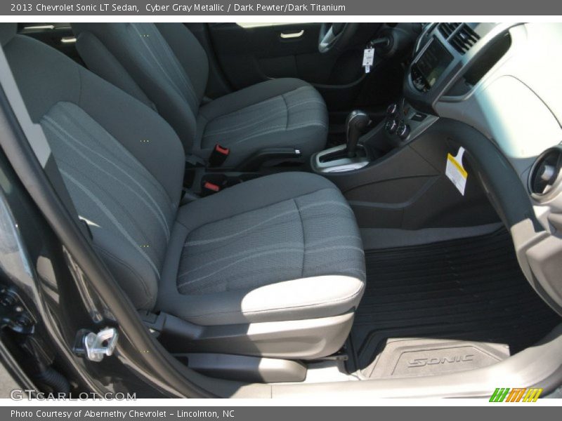 Cyber Gray Metallic / Dark Pewter/Dark Titanium 2013 Chevrolet Sonic LT Sedan