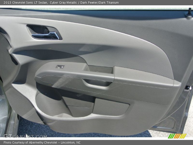 Cyber Gray Metallic / Dark Pewter/Dark Titanium 2013 Chevrolet Sonic LT Sedan