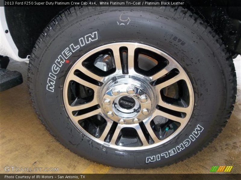 White Platinum Tri-Coat / Platinum Black Leather 2013 Ford F250 Super Duty Platinum Crew Cab 4x4
