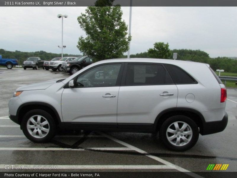 Bright Silver / Black 2011 Kia Sorento LX