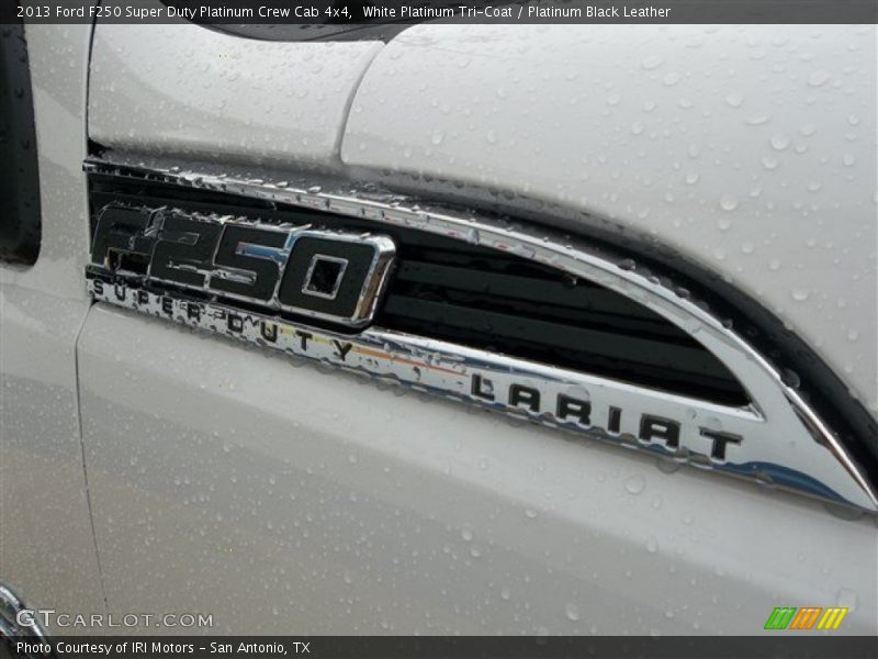 White Platinum Tri-Coat / Platinum Black Leather 2013 Ford F250 Super Duty Platinum Crew Cab 4x4