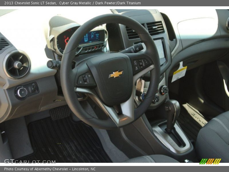 Cyber Gray Metallic / Dark Pewter/Dark Titanium 2013 Chevrolet Sonic LT Sedan
