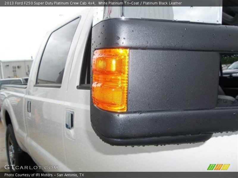 White Platinum Tri-Coat / Platinum Black Leather 2013 Ford F250 Super Duty Platinum Crew Cab 4x4