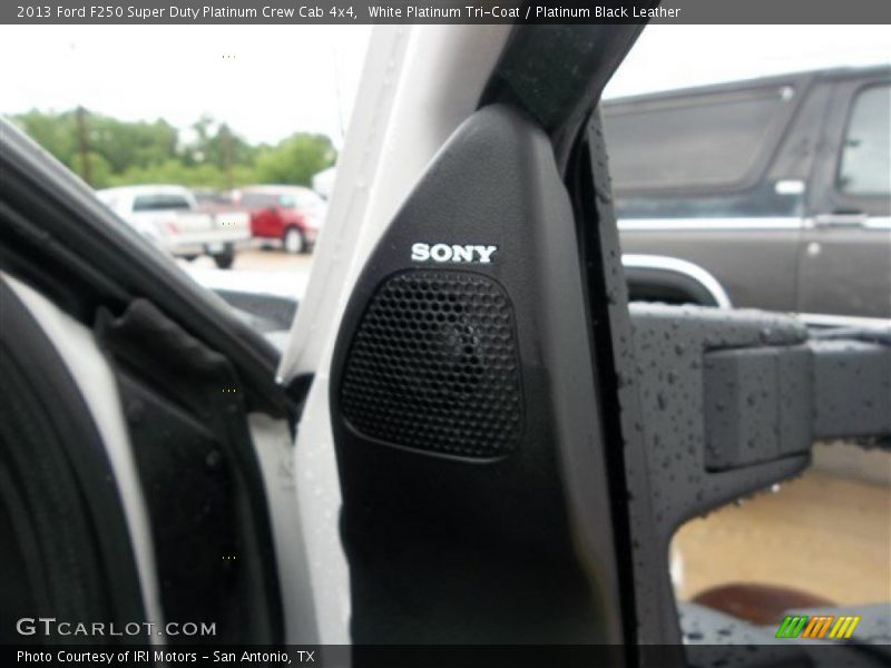White Platinum Tri-Coat / Platinum Black Leather 2013 Ford F250 Super Duty Platinum Crew Cab 4x4