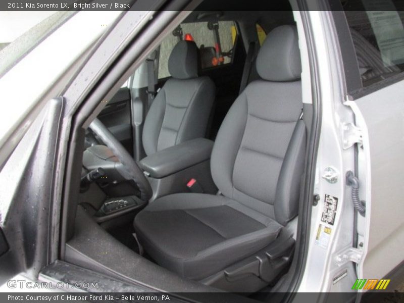 Bright Silver / Black 2011 Kia Sorento LX