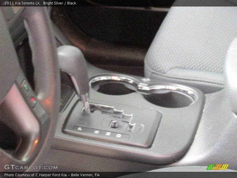 Bright Silver / Black 2011 Kia Sorento LX