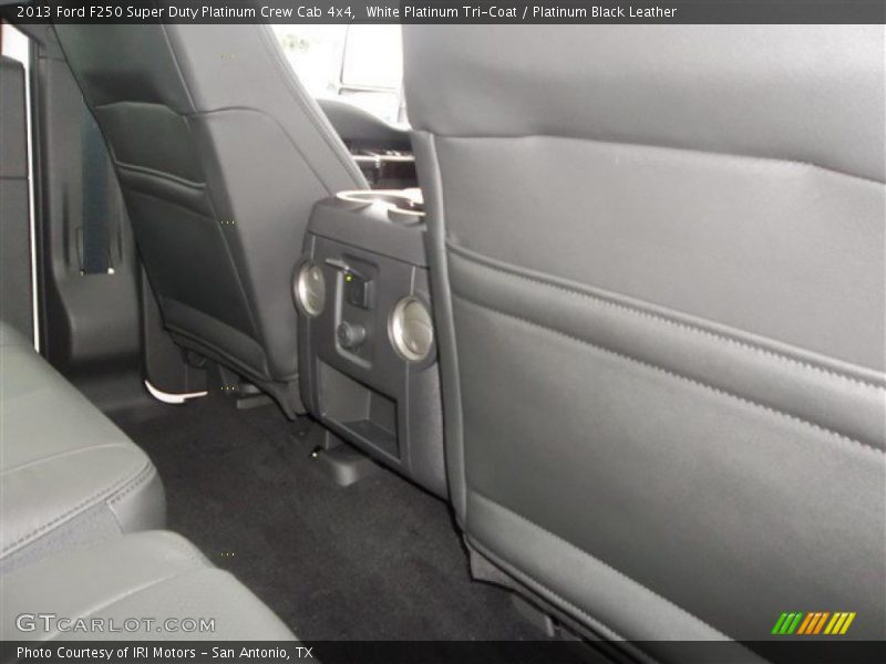 White Platinum Tri-Coat / Platinum Black Leather 2013 Ford F250 Super Duty Platinum Crew Cab 4x4