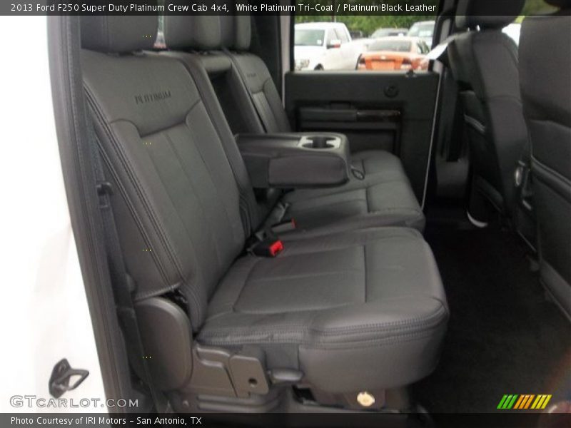 White Platinum Tri-Coat / Platinum Black Leather 2013 Ford F250 Super Duty Platinum Crew Cab 4x4