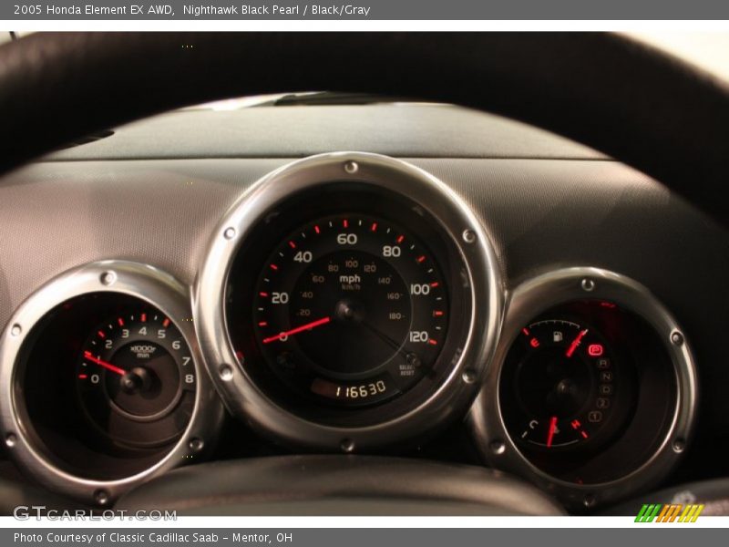 Nighthawk Black Pearl / Black/Gray 2005 Honda Element EX AWD