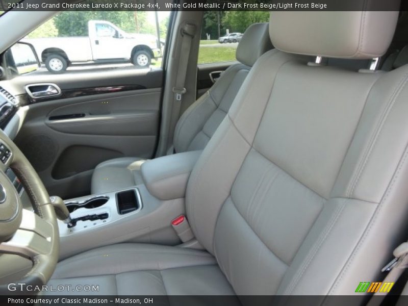 White Gold Metallic / Dark Frost Beige/Light Frost Beige 2011 Jeep Grand Cherokee Laredo X Package 4x4
