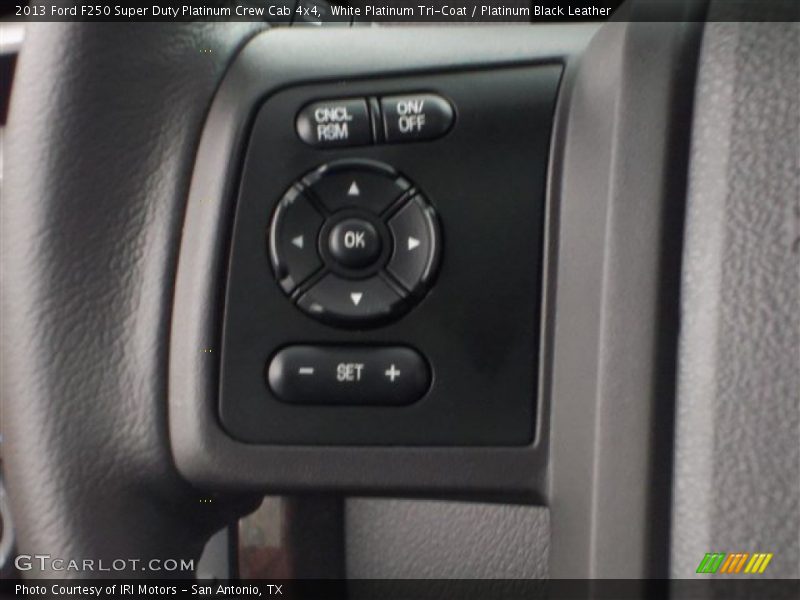 White Platinum Tri-Coat / Platinum Black Leather 2013 Ford F250 Super Duty Platinum Crew Cab 4x4