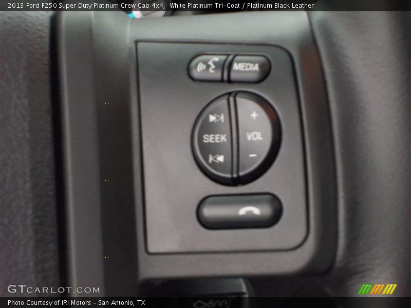 White Platinum Tri-Coat / Platinum Black Leather 2013 Ford F250 Super Duty Platinum Crew Cab 4x4