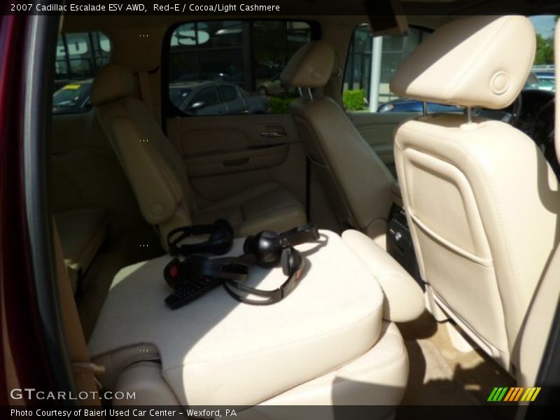 Red-E / Cocoa/Light Cashmere 2007 Cadillac Escalade ESV AWD