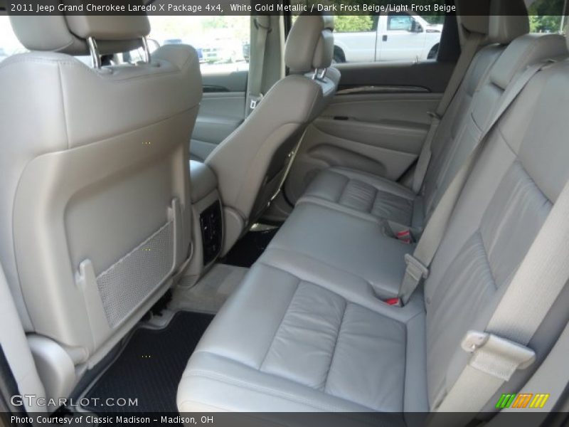 White Gold Metallic / Dark Frost Beige/Light Frost Beige 2011 Jeep Grand Cherokee Laredo X Package 4x4