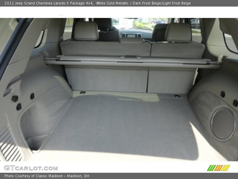 White Gold Metallic / Dark Frost Beige/Light Frost Beige 2011 Jeep Grand Cherokee Laredo X Package 4x4