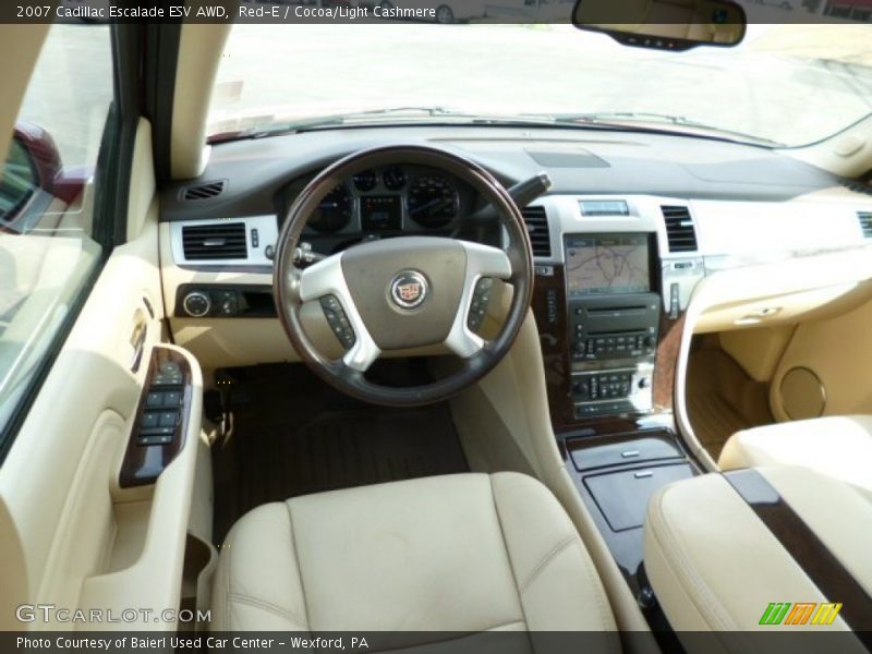 Red-E / Cocoa/Light Cashmere 2007 Cadillac Escalade ESV AWD