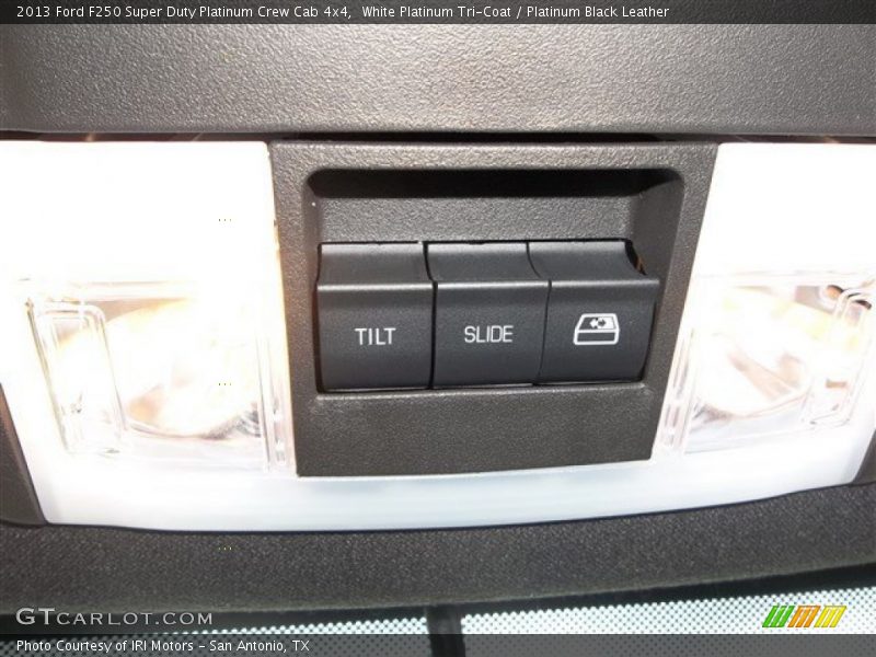 White Platinum Tri-Coat / Platinum Black Leather 2013 Ford F250 Super Duty Platinum Crew Cab 4x4