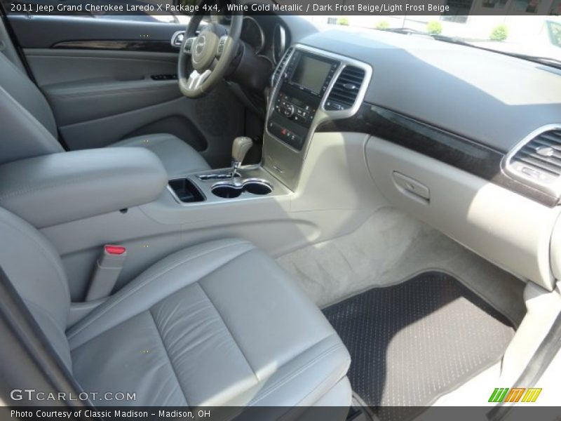 White Gold Metallic / Dark Frost Beige/Light Frost Beige 2011 Jeep Grand Cherokee Laredo X Package 4x4