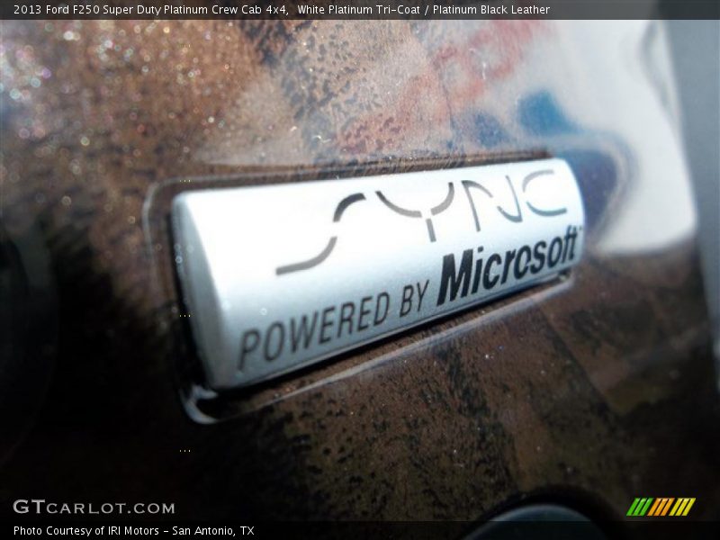 White Platinum Tri-Coat / Platinum Black Leather 2013 Ford F250 Super Duty Platinum Crew Cab 4x4