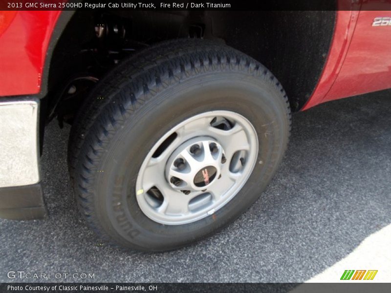 Fire Red / Dark Titanium 2013 GMC Sierra 2500HD Regular Cab Utility Truck